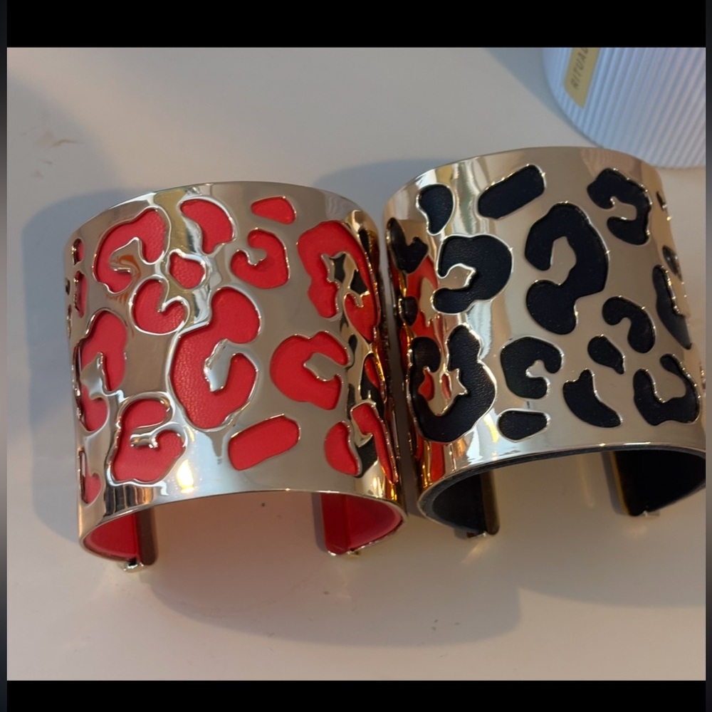 EUC worn once! 2 Beautiful E.c.a. cuff bracelets to go with anything!